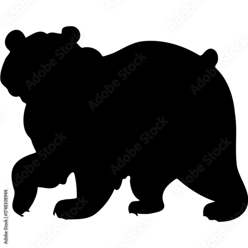 bear silhouette vector
