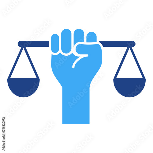Social Justice Simple Vector Icon Collection
