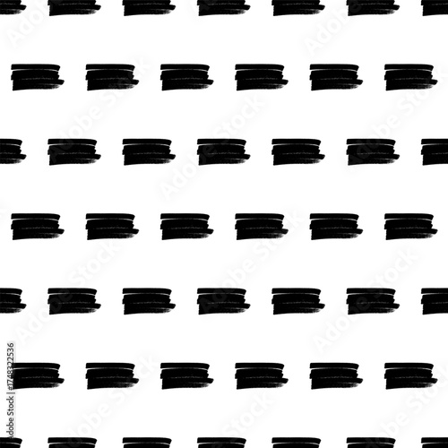 Seamless pattern with hand drawn scribble smears