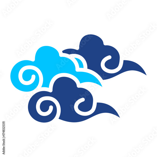 Clouds Simple Vector Icon Collection