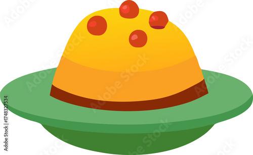 
Thanksgiving Dessert  with Autumn Decoration