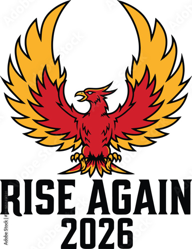 Rise Again 2026 Phoenix Mascot