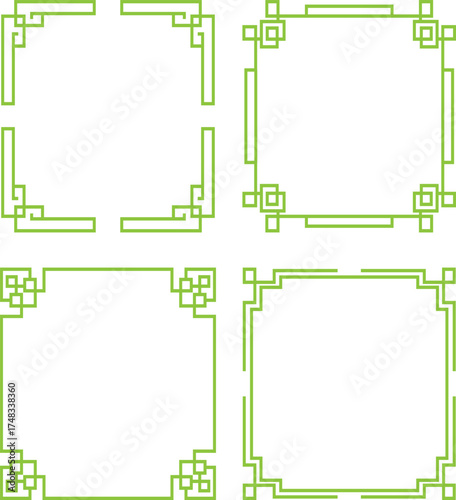 blue colour border vector design