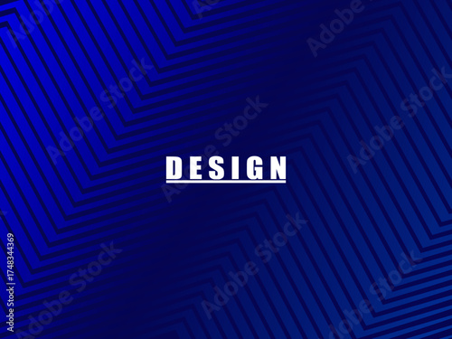 Premium background design with diagonal dark blue stripes pattern. Vector horizontal template for digital lux business banner, contemporary formal invitation, luxury voucher, prestigious gift certific