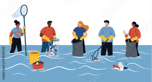 Community Beach Cleanup For A Healthier Ocean