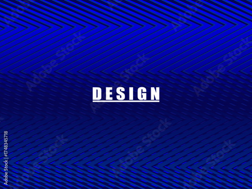 Premium background design with diagonal dark blue stripes pattern. Vector horizontal template for digital lux business banner, contemporary formal invitation, luxury voucher, prestigious gift certific