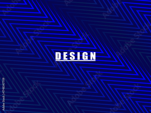 Premium background design with diagonal dark blue stripes pattern. Vector horizontal template for digital lux business banner, contemporary formal invitation, luxury voucher, prestigious gift certific