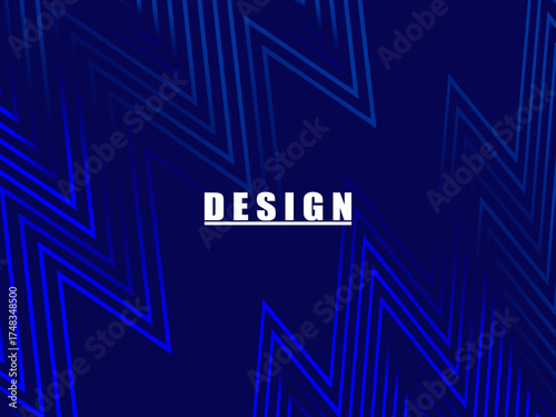 Premium background design with diagonal dark blue stripes pattern. Vector horizontal template for digital lux business banner, contemporary formal invitation, luxury voucher, prestigious gift certific