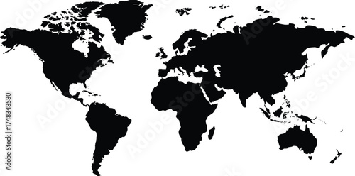 World Map Illustration for Web and Print