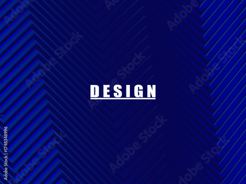 Premium background design with diagonal dark blue stripes pattern. Vector horizontal template for digital lux business banner, contemporary formal invitation, luxury voucher, prestigious gift certific