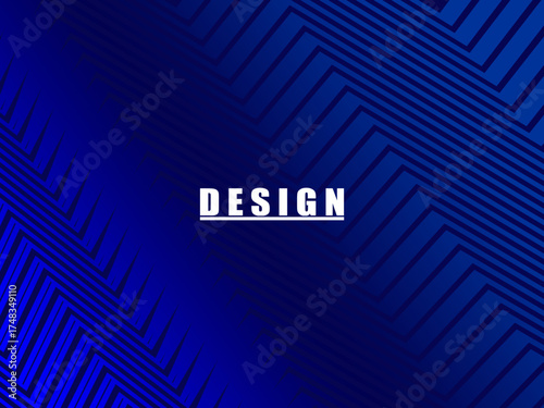 Premium background design with diagonal dark blue stripes pattern. Vector horizontal template for digital lux business banner, contemporary formal invitation, luxury voucher, prestigious gift certific
