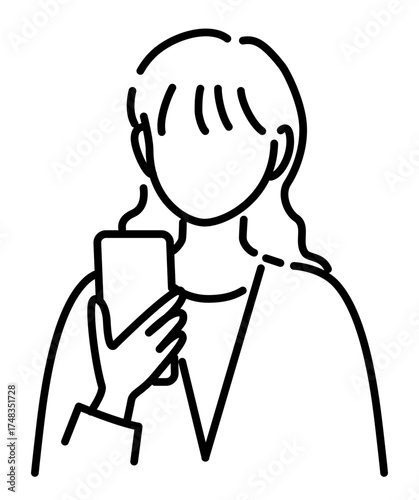 スマホ見る主婦や派遣社員や学生
