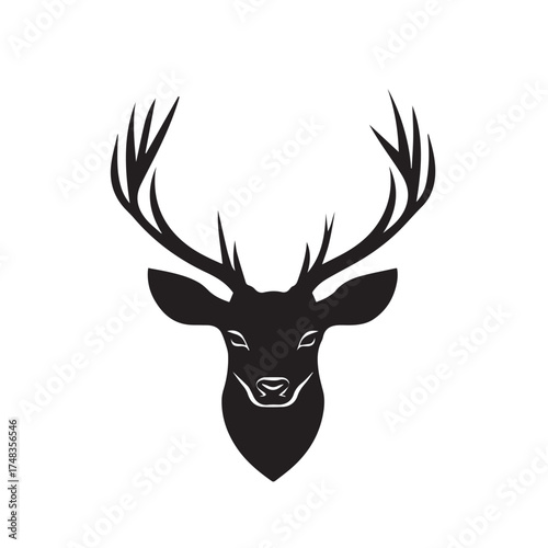 deer head vector