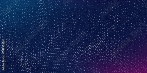 Modern  digital technology concept. High tech computer illustration light dot simple art good nice energy mesh line