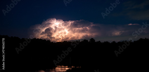 Lightning storm in Virginia