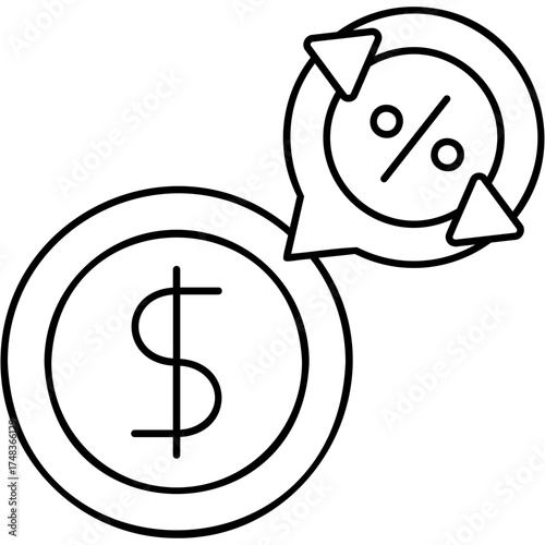 Commission Rate Icon