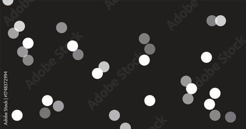 abstract white specks of light on a black canvas