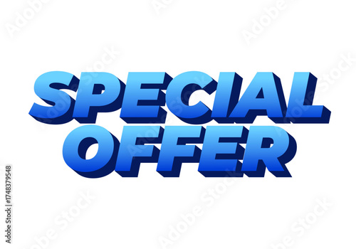Text graphic featuring the words SPECIAL OFFER in bold