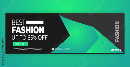 Fashion sale social media post template
