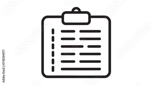 Clipboard with checklist and pen for organization and planning tasks