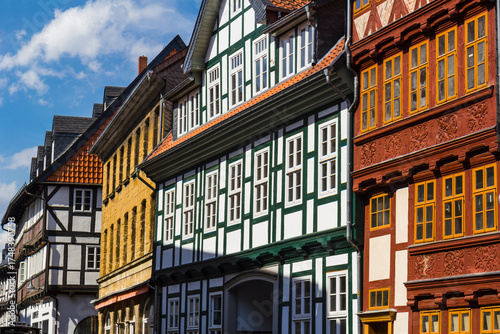 Half timbered houses, Old town, Goslar, Germany