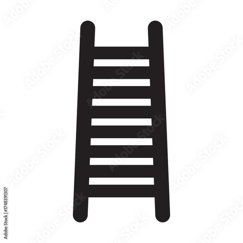 Best ladder icon vector illustration logo template in trendy style, can be used for many purposes