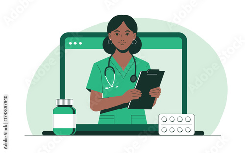 Virtual Healthcare Consultation with Nurse