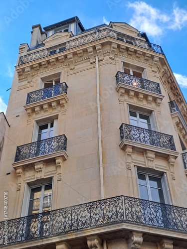 facade of a building in paris
