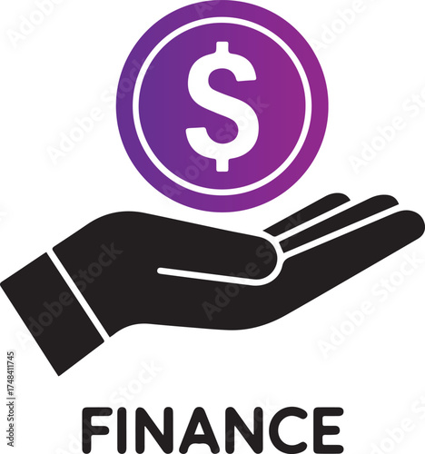Hand holding a dollar coin symbolizing financial support and economic assistance