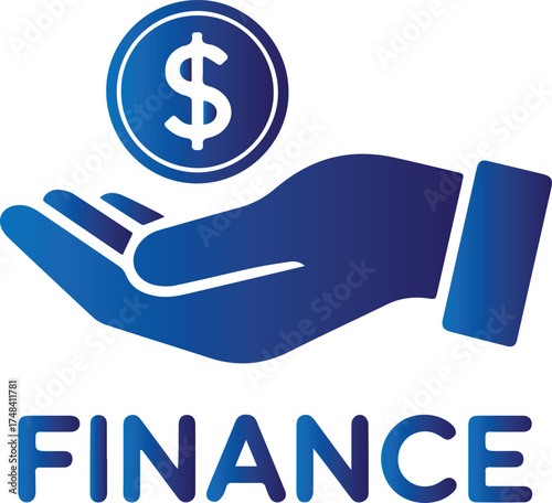 Hand holding a dollar coin symbolizing financial support and economic assistance