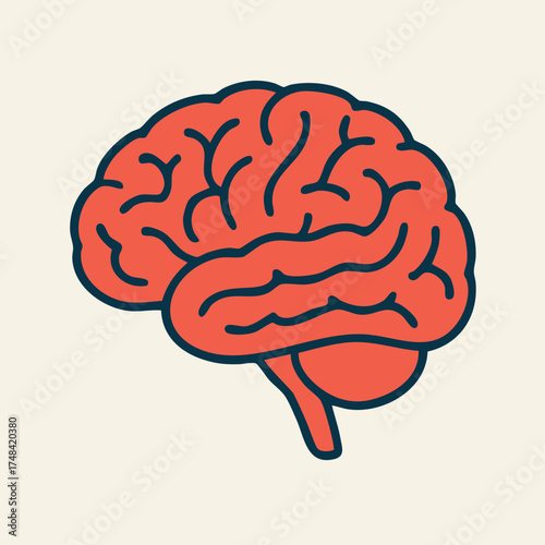 Vector human Brain