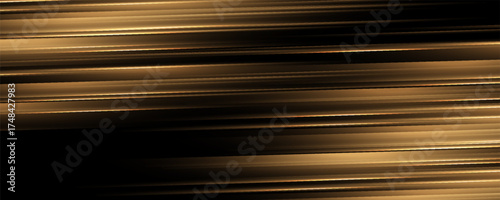 Luxury podium with abstract yellow light. Vector realistic illustration of golden spotlights glowing on black podium, fashion studio design, product presentation platform, VIP award ceremony stage