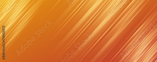 Elegant Abstract Orange Background with Luxurious Curved Gold Lines. Suitable for Sales, ads, Invitations, awards, templates, banners, covers, posters, web and pages