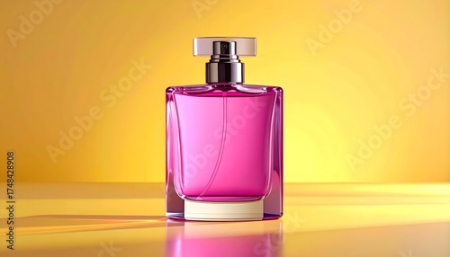Wallpaper Mural Luxury fragrance bottle with glossy reflections and shadows high resolution photo Torontodigital.ca