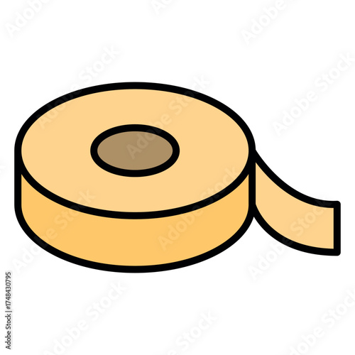 Electrical Tape Icon Vector Illustration