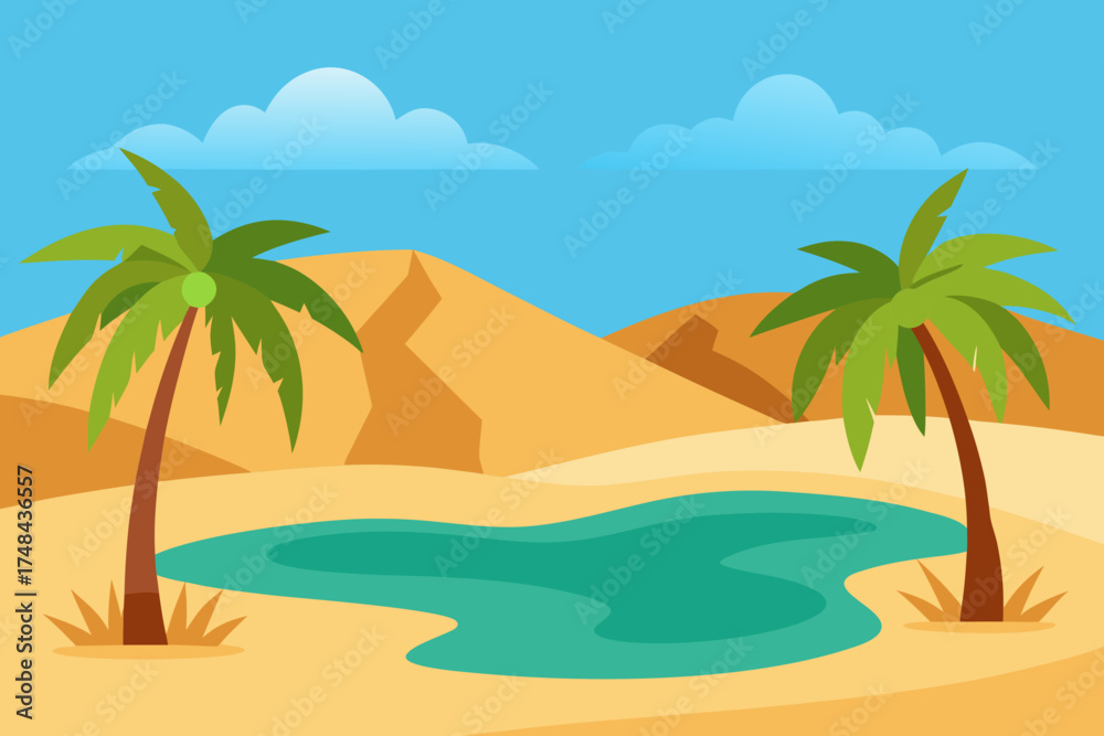 Obraz premium palm trees on the beach