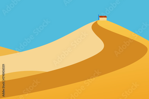 sand dunes in the desert