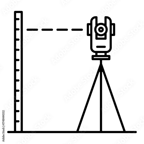 Theodolit  Icon Element For Design