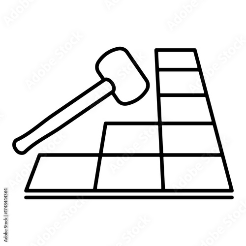 Tile  Icon Element For Design