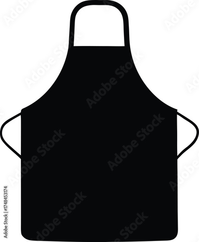 kitchen apron vector, protective apron illustration