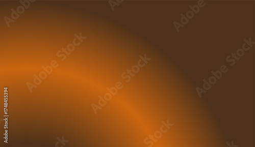 Abstract dark bright orange gradient abstraction wallpaper template. Orange Gradation background. Perfect for Halloween, autumn, thanksgiving, warm designs. Vector