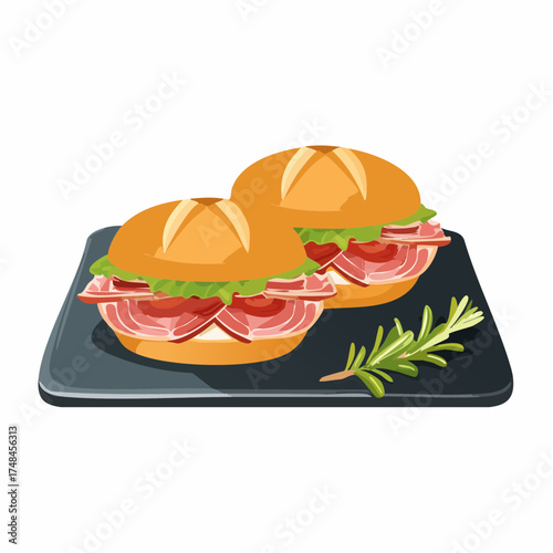Schinkensandwich