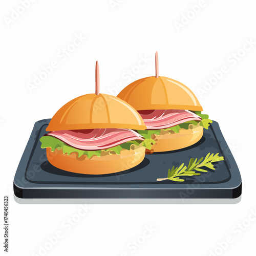 Schinkensandwich