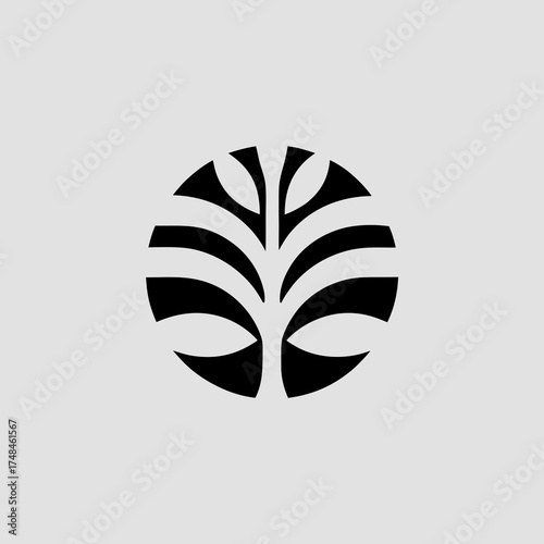 Beech Logo silhouette on white background