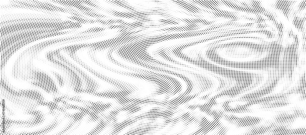 custom made wallpaper toronto digitalBlack halftone concentric circle texture. Rippled repeating sound wave ring wallpaper. Dotted radial gradient background. Vector rasterized backdrop for vibration, epicenter, target, radar signal
