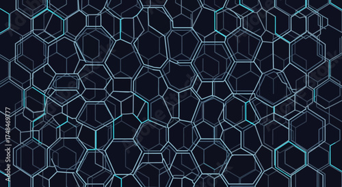 Hexagonal Grid Abstract