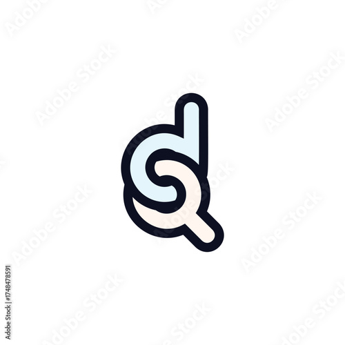 YD DY Alphabet Initial Logo with a Stylish Touch