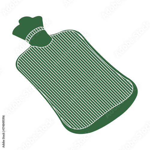 Hot water bag icon