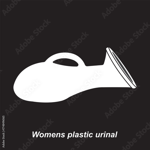 Womens plastic urinal design