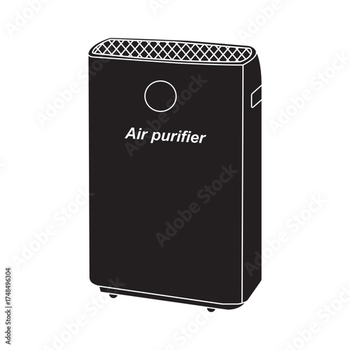 Air purifier icon design